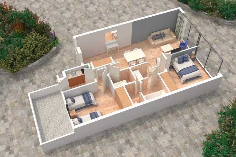 Apartamento (2 dormitorios) 4/6 Apartamentos Magic Atrium Plaza Benidorm Apartamento (2 dormitorios) 4/6 Apartamentos Magic Atrium Plaza Benidorm