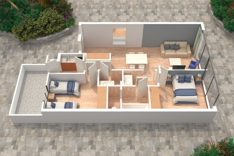 Apartamento (2 dormitorios) 4/6 Apartamentos Magic Atrium Plaza Benidorm Apartamento (2 dormitorios) 4/6 Apartamentos Magic Atrium Plaza Benidorm