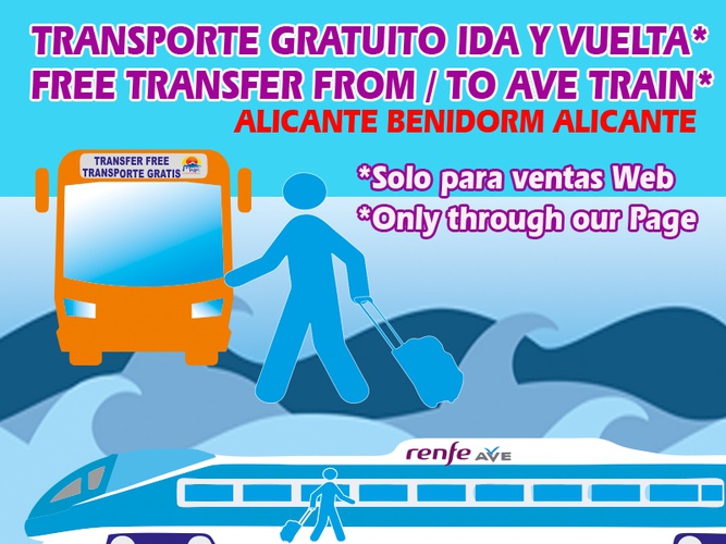 ¿conoces nuestro transfer gratis? Apartamentos Magic Atrium Plaza Benidorm ¿conoces nuestro transfer gratis? Apartamentos Magic Atrium Plaza Benidorm