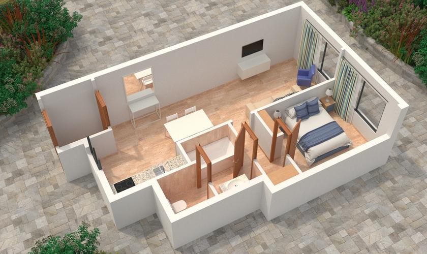 Apartamento (1 Dormitorio) 2/4 Apartamentos Magic Atrium Plaza Benidorm Apartamento (1 Dormitorio) 2/4 Apartamentos Magic Atrium Plaza Benidorm